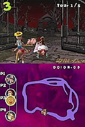 Shrek - Smash n' Crash Racing (USA) screen shot game playing